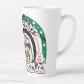 Latte Mug blanc design cadeau de la Saint-Valentin (Droite)