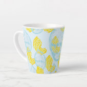 Latte Mug : Boucles de pluie de chips de pommes de (Angle gauche)