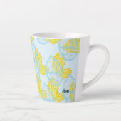 Latte Mug : Boucles de pluie de chips de pommes de (Droite)