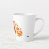 Latte Mug : Bouquet de fleurs aux fruits (Droite)
