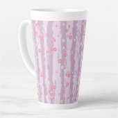 Latte Mug – Butterfly Garden (Angle gauche)