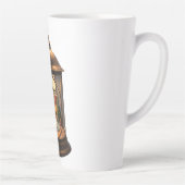 Latte Mug-Christmas Lantern Latte Mok (Rechts)