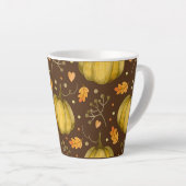 Latte Mug Citrouille d'or (Angle droit)
