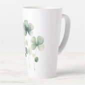 Latte Mug Clovers - Saint Patrick's Day (Angle droit)