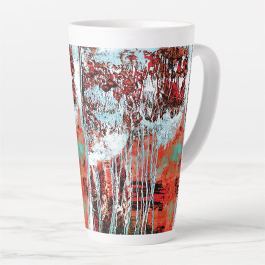Latte Mug – Corrosion Pulse (Angle droit)