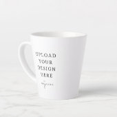 Latte Mug court 12oz. (Angle gauche)