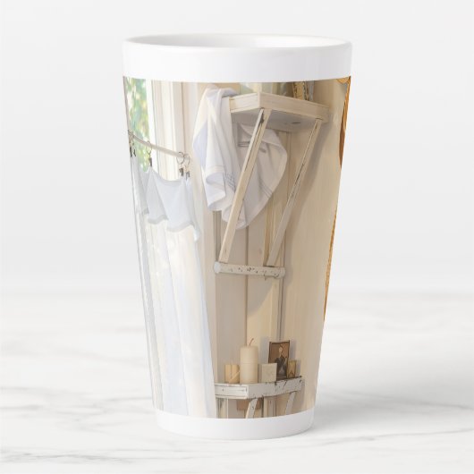 Latte Mug Curtain in the Wind (Devant)