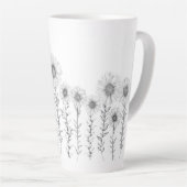 Latte Mug Daisy Floral (Angle droit)
