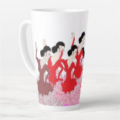Latte Mug : Danseur espagnol (Angle gauche)