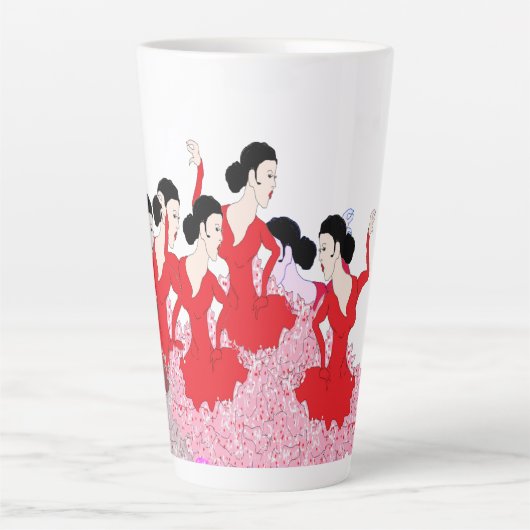 Latte Mug : Danseur espagnol (Devant)