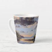 Latté Mug de Greg Hargarten, "Le matin après" (Angle gauche)