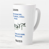 Latte Mug de gymnastique masculine (Angle droit)