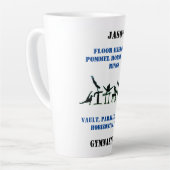 Latte Mug de gymnastique masculine (Angle gauche)