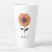 Latte Mug de la collection "bonté fleurie" (Devant)