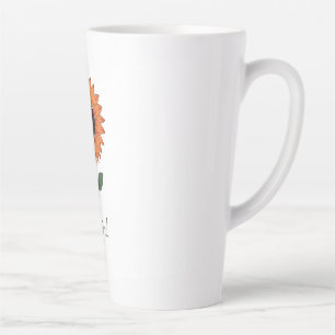 Latte Mug de la collection "bonté fleurie"