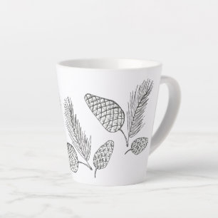 Latte Mug de Pine Cone
