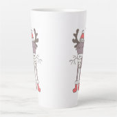 Latte Mug de rennes d'hiver (Devant)