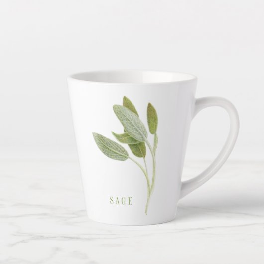 Latte Mug DE SAGE FRAIS (Droite)