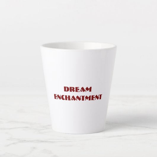Latte Mug d'enchantement de rêve (Devant)