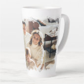 Latte Mug d'images de vacances personnalisables (Angle droit)
