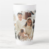 Latte Mug d'images de vacances personnalisables (Devant)
