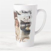 Latte Mug d'images de vacances personnalisables (Droite)