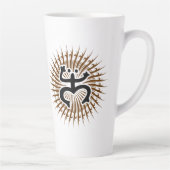 Latte Mug - Double Emblème (Droite)