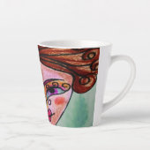 Latte Mug (Femme Whimsical - 01) (Droite)