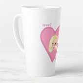Latte Mug filles humeur (Angle gauche)