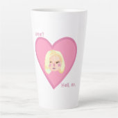 Latte Mug filles humeur (Devant)