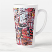 Latte Mug – Fragmented Pulse (Droite)
