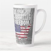 Latte Mug – Freedom Job Mok (Rechts)