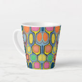 LATTE MUG "GEO COLOR (Angle gauche)