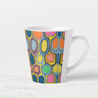 LATTE MUG "GEO COLOR