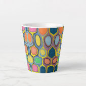 LATTE MUG "GEO COLOR (Devant)