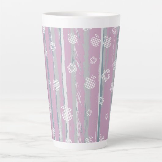 Latte Mug – Gingham Orchard (Devant)