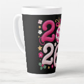Latte Mug-Happy New Year 2026 Latte Mok (Linkerhoek)