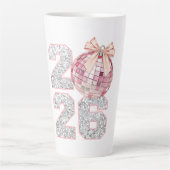 Latte Mug-Happy New Year 2026 Latte Mok (Voorkant)