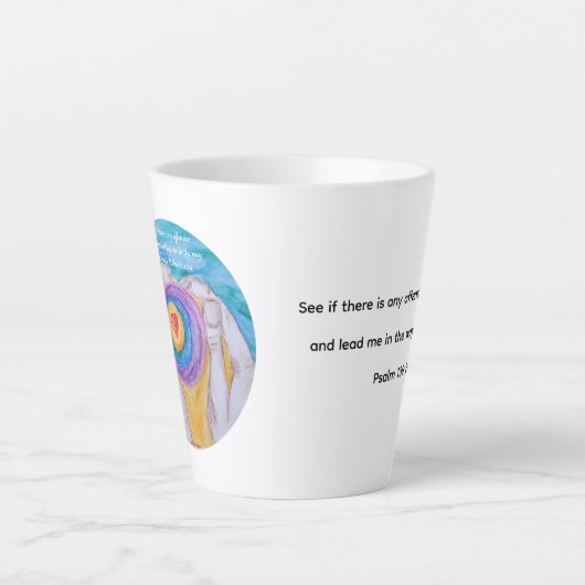 LATTE MUG Heart in Hands Circle PS139:24 blkfont (Devant)