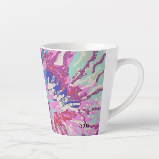 Latte Mug : Hibiscus Flower (Droite)