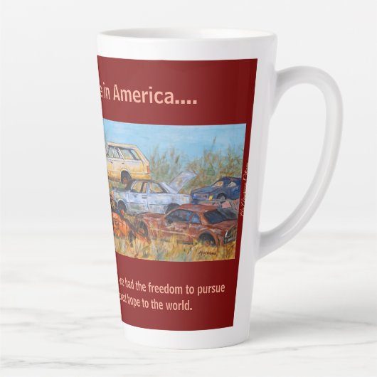 Latte Mug : Il était une fois en Amérique, bordeau (Droite)