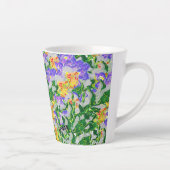 Latte Mug : Jardin De Fleurs (Droite)