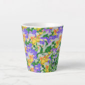 Latte Mug : Jardin De Fleurs (Devant)