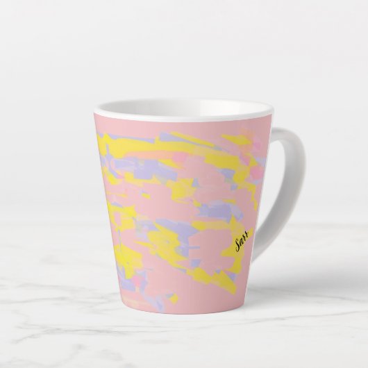 Latte Mug : Jour De Couleur (Angle droit)