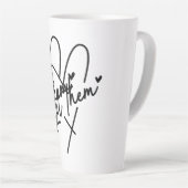 Latte Mug "Laisse-les" (Angle droit)