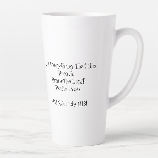 Latte Mug Latte Mok (Rechts)