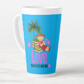 Latte Mug Love books (Angle gauche)