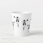 Latte Mug m : Les Ezones grecques dansent (Devant)