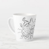 Latte Mug ; M. & Mme Claus (Angle gauche)