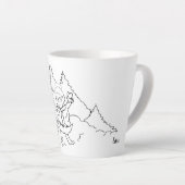 Latte Mug ; M. & Mme Claus (Angle droit)